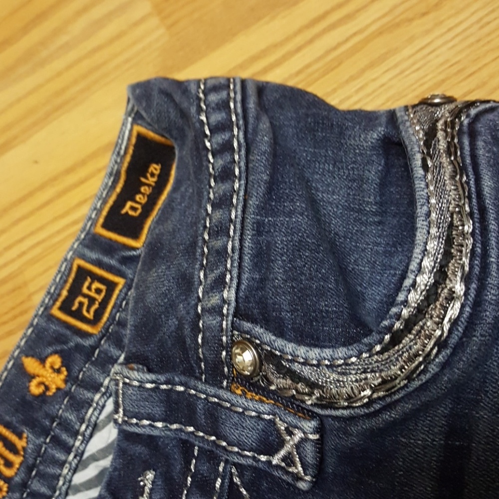 😍🐯😍"Deeka" straightleg Rock Revival jeans - Picture 7 of 7